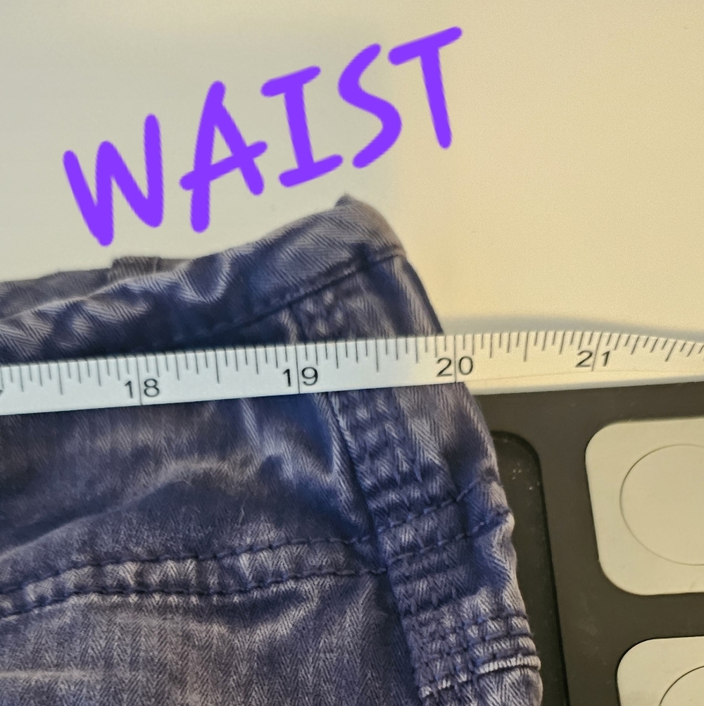 We The Free Blue Cargo Pants - Picture 8 of 8